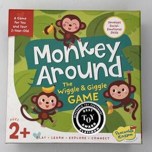 Peaceable Kingdom Monkey Around First Game, Toddlers Interactive play Pre-owned